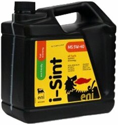 Синтетическое моторное масло Eni/Agip i-Sint MS 5W-40, 4 л