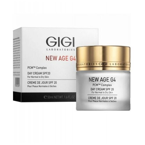 GIGI NEW AGE G4 Day cream SPF 20 PCM™ Дневной крем омолаживающий, 50 мл gigi new age comfort day cream spf15 джиджи нью эйдж крем комфорт дневной spf 15 50 мл