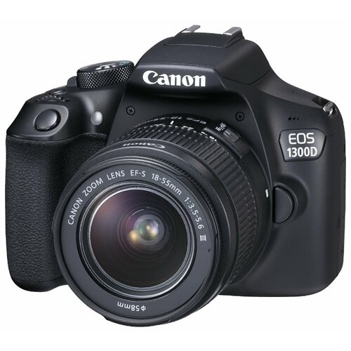 Фотоаппарат Canon EOS 1300D Kit EF-S 18-135mm f/3.5-5.6 IS, черный