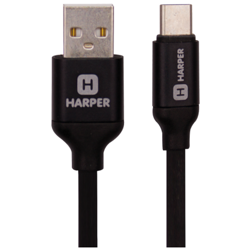 фото Кабель HARPER USB - USB Type-C (SCH-730) 1 м черный