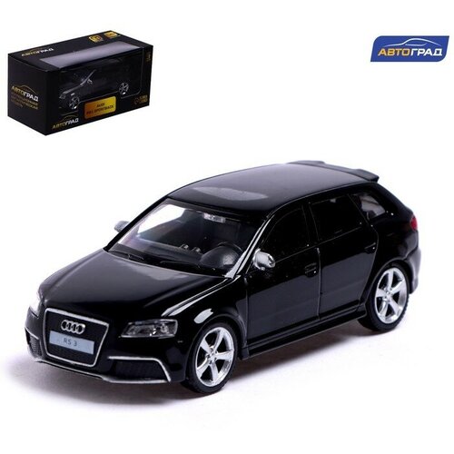 Машина металлическая AUDI RS3 SPORTBACK, 1:43, цвет чёрный