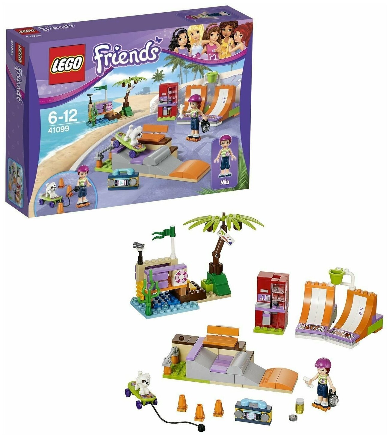 Конструктор LEGO Friends Скейт-парк 41099