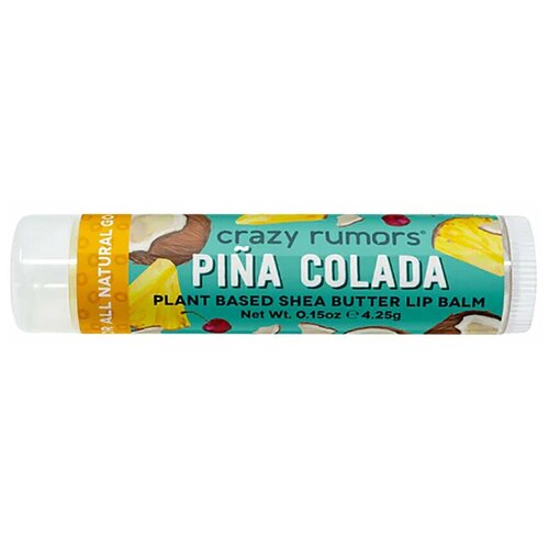 Crazy Rumors Бальзам для губ Pina Colada Lip Balm с ароматом Пина Колада, 4.25 г