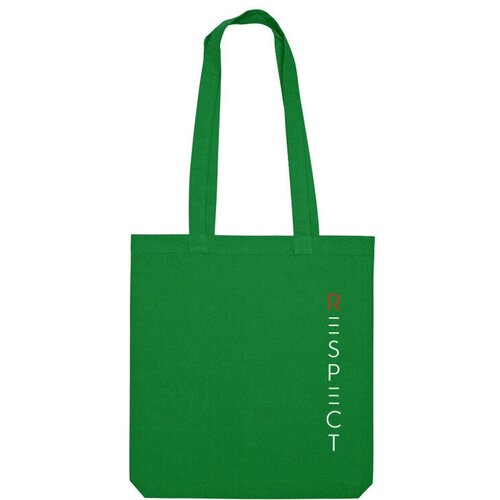 фото Сумка шоппер us basic, зеленый