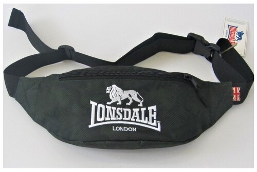 Сумка поясная LONSDALE, зеленый, черный