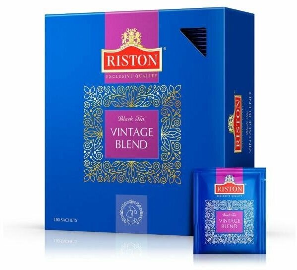 Чай черный Riston "Vintage Blend" крупнолистовой 200 г - фотография № 2