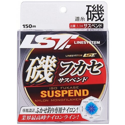 Леска LINESYSTEM Iso Fukase Suspend NL Clear Green 150m #4,0 (0,33mm)