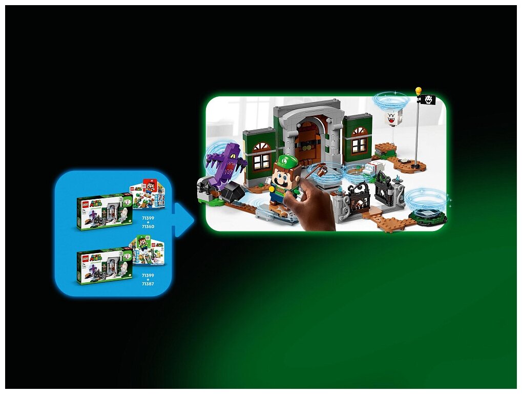 Конструктор LEGO Super Mario 71399 Дополнительный набор Luigis Mansion Вестибюль - фото №18