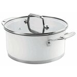 Кастрюля Lacor Cookware White 4,2 л 24 см - изображение