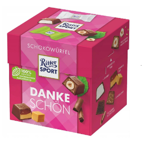 Шоколадные конфеты Ritter Sport Danke schon, 176 гр, Германия