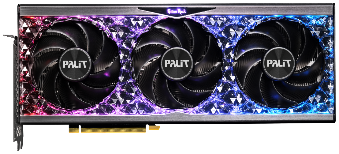 Видеокарта Palit PCI-E nVidia GeForce RTX4080 GAMEROCK 16GB (GDDR6X, 256bit, 3xDP, HDMI) (NED4080019T2-1030G)
