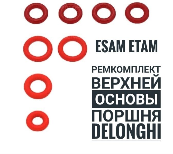 Ремкомплект верхней основы поршня для кофемашин "DeLonghi" - ECAM", ETAM