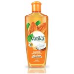 Dabur Vatika миндаль Масло для волос, мягкость и сияние 200 мл./ALMOND Enriched Hair Oil/Ватика, Дабур,200 мл./ - изображение