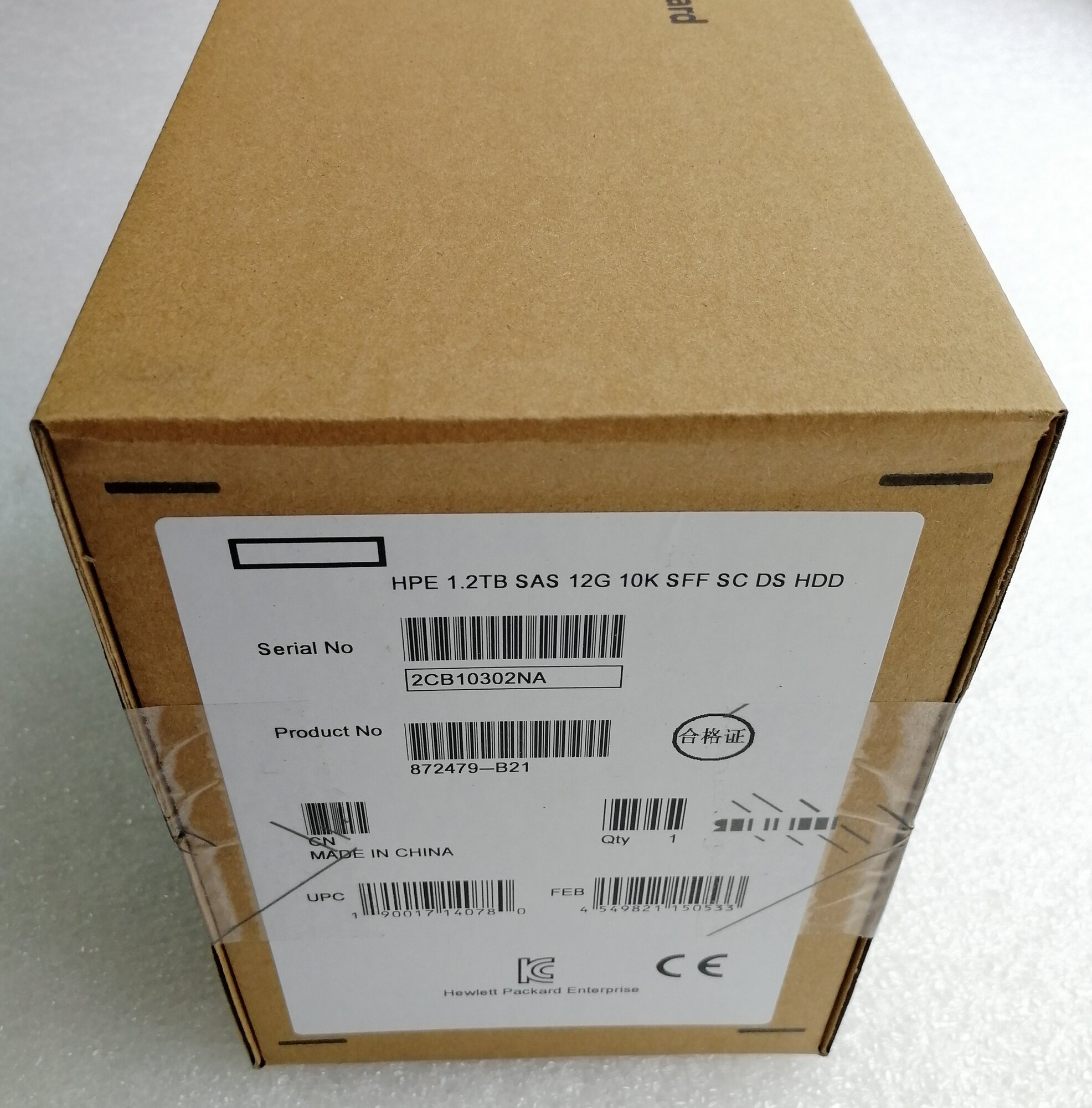 Жесткий диск HP 872479-B21 1.2 ТБ 10K 12G SAS SFF 2.5 серверный HDD 872479-S21 872737-001 876936-002 EG001200JWJNK