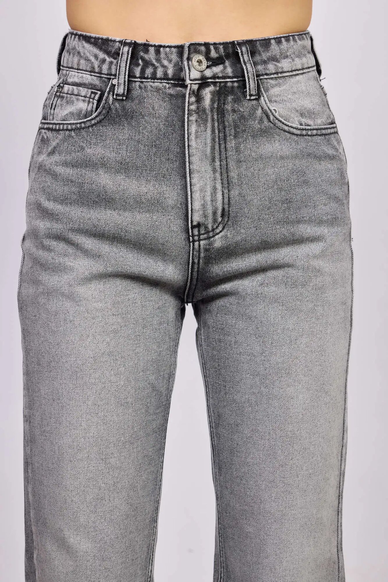 Джинсы Selfie, размер 26, серый — фото 1
