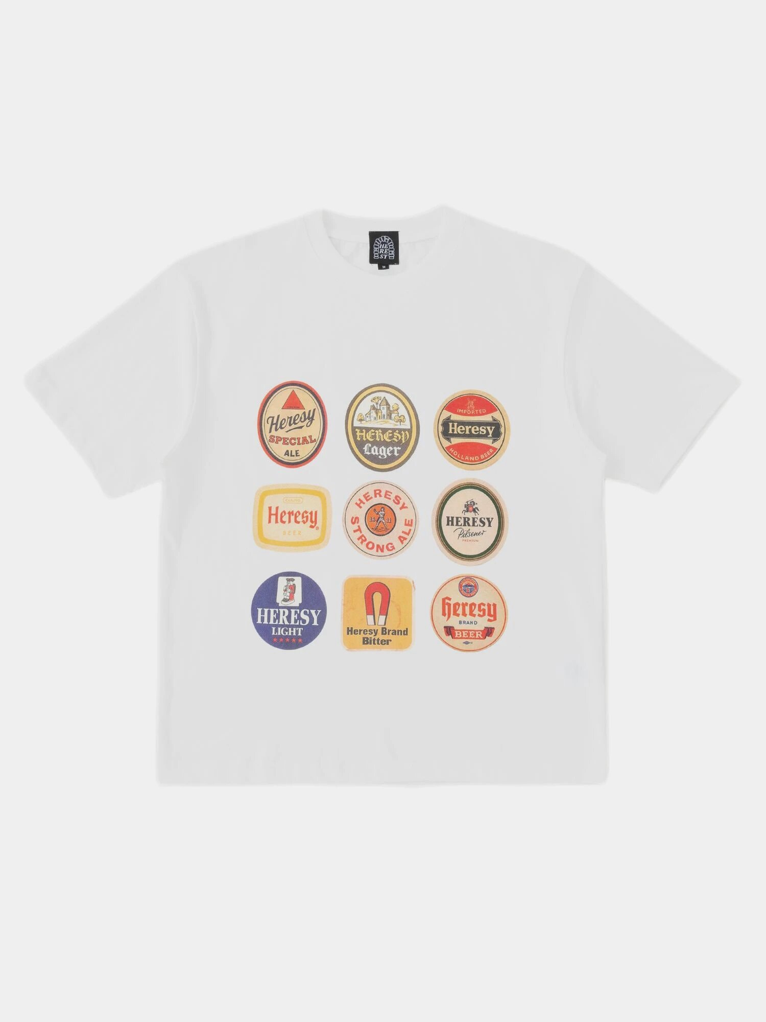 Футболка HERESY Beer, размер XL, ecru