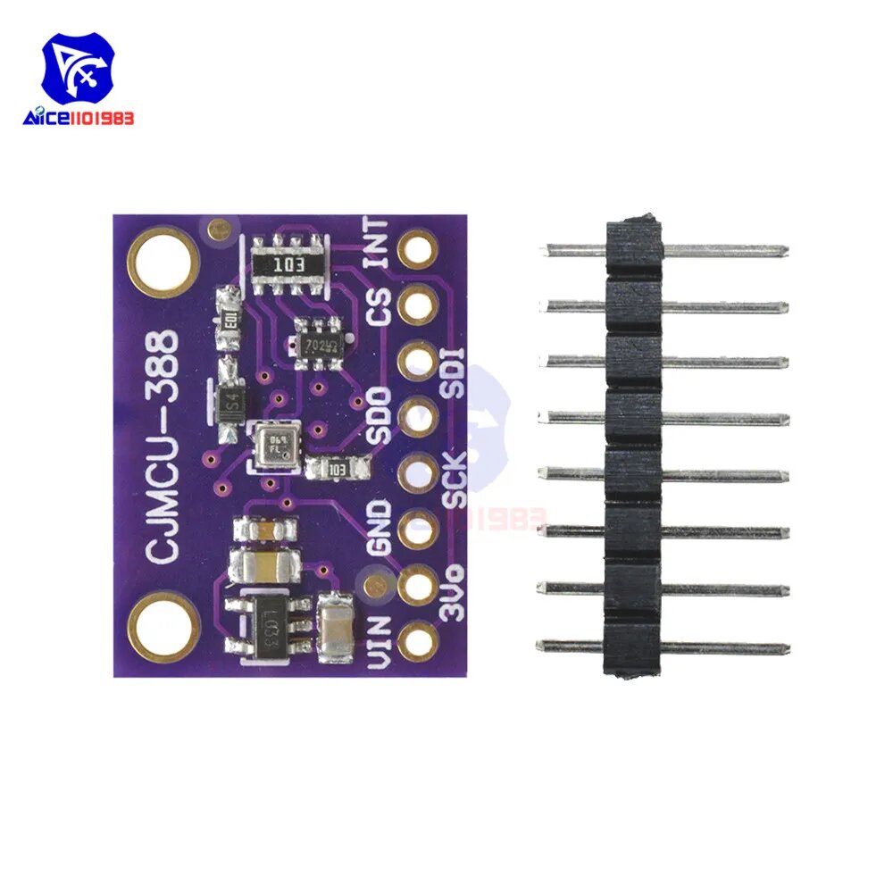 Diymore BMP388 CJMCU-388 24 бита цифровой датчик температуры и атмосферного давления с низким энергопотреблением для Arduino