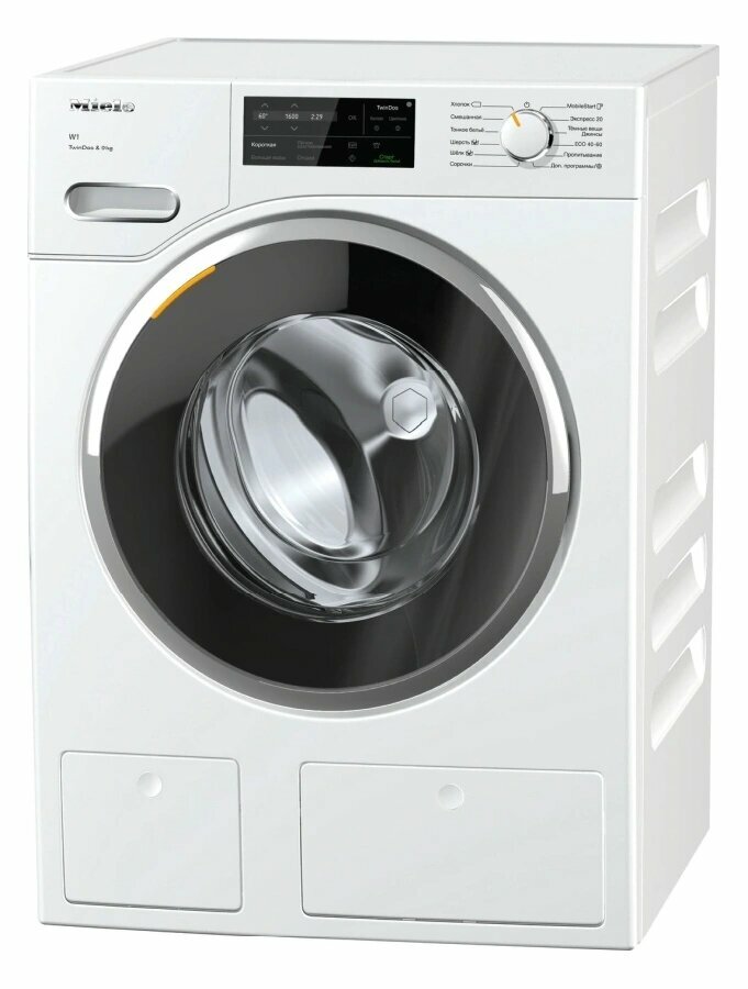 Стиральная машина полноразмерная Miele WWG660 WCS, с фронтальной загрузкой, 9кг, 1400об/мин