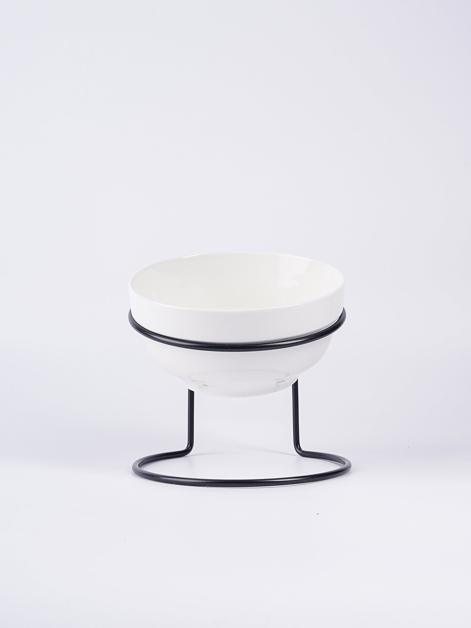 Миски И Подставки Xiaomi Белая керамическая миска 670 мл для собак на подставке с наклоном