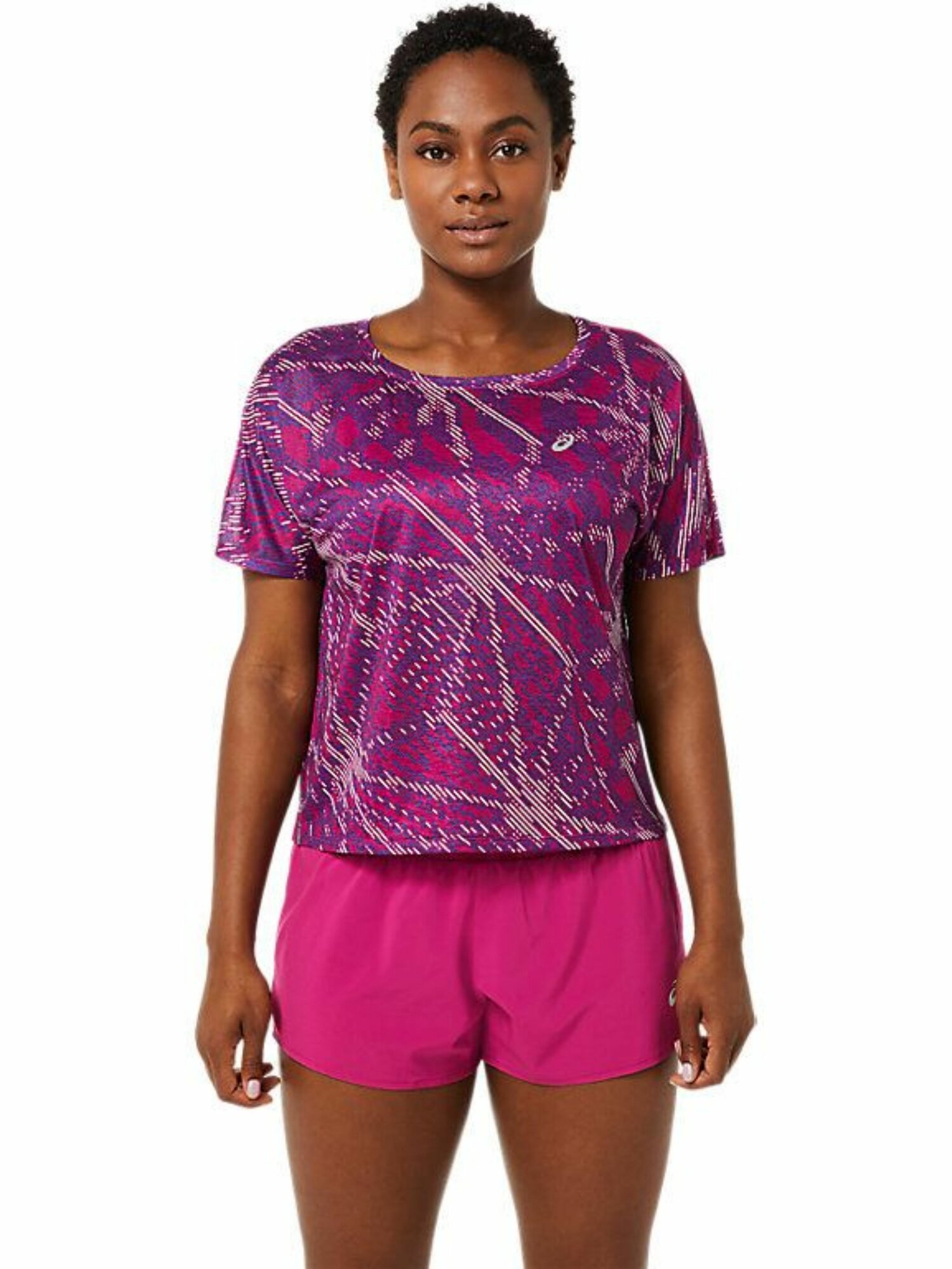 Футболка спортивная ASICS, размер M, розовый