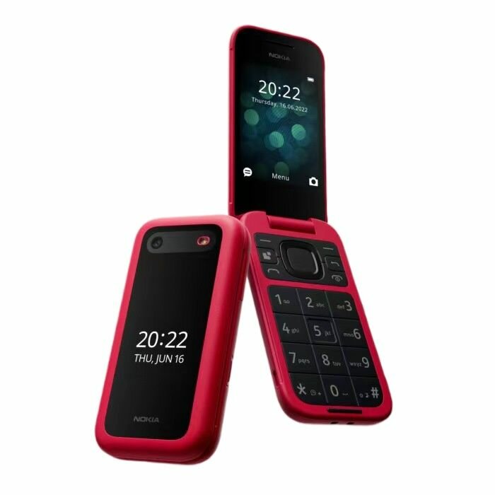 Мобильный телефон, Nokia 2660 Flip, MP3 GSM(2G) 2SIM FM Bluetooth