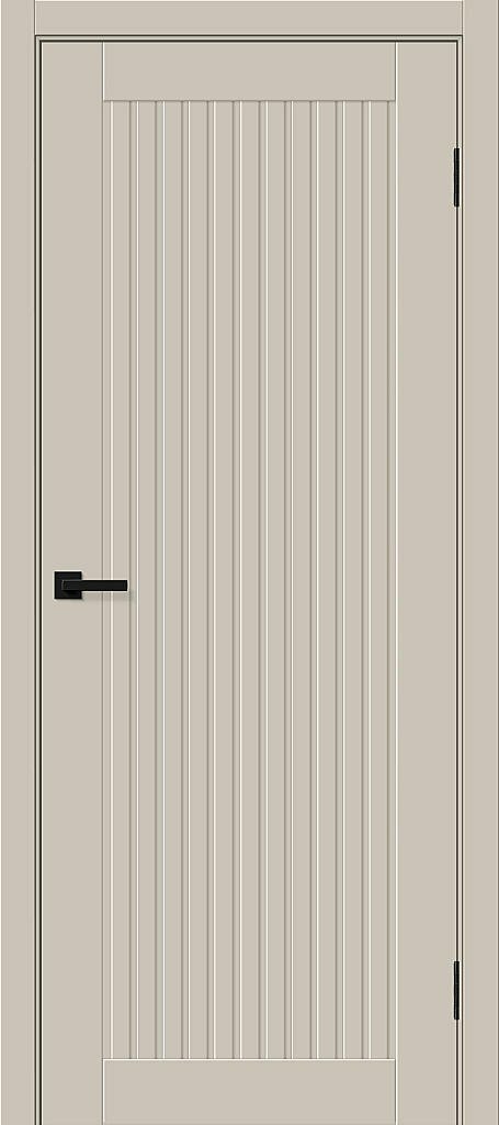 Межкомнатная дверь Браво-40 200*90 + коробка Т32 3 шт + наличник 5 шт, Cream Silk (Bravo)