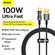 Кабель для зарядки Type-C to Type-C PD 2.0 5A 100W 1м черный / Tungsten Gold CAT...