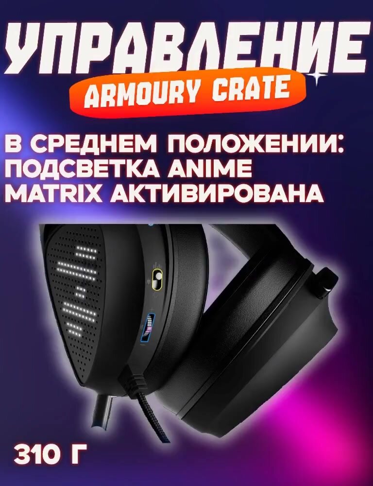 Игровые наушники ASUS ROG DELTA S ANIMATE, игровая гарнитура — фото 1