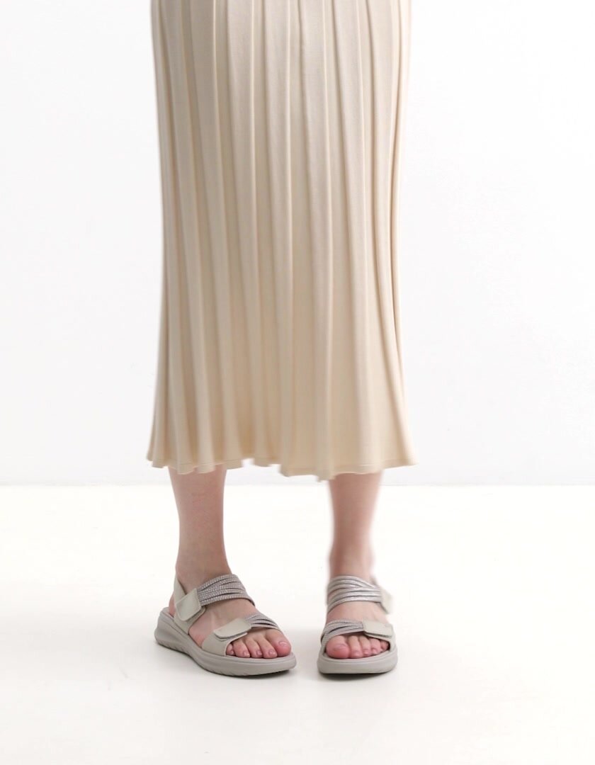 Сандалии Tamaris, размер 38, светло-серый — фото 1