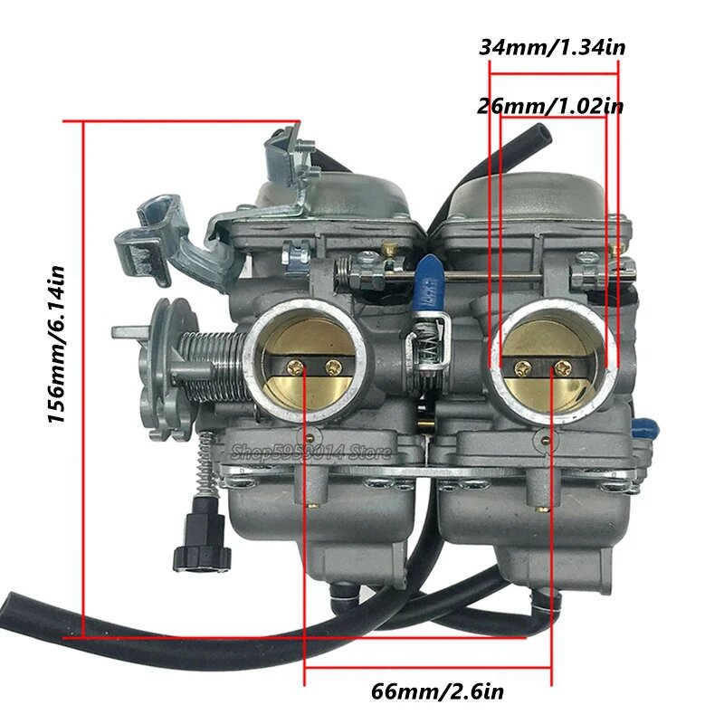 Карбюратор CBT250 CA250 для Honda Rebel 250 CMX250 CMX250C CB250 CBT150 CBT125 Dual Carb ASSY