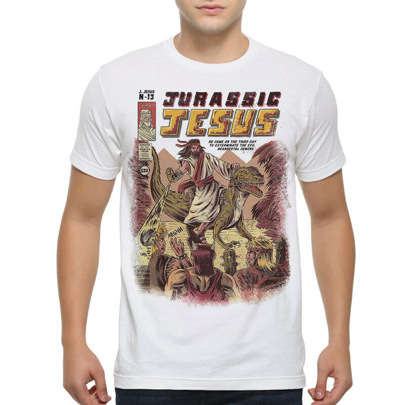 Футболка DreamShirts Studio Jurassic Jesus / Динозавр / Мужская