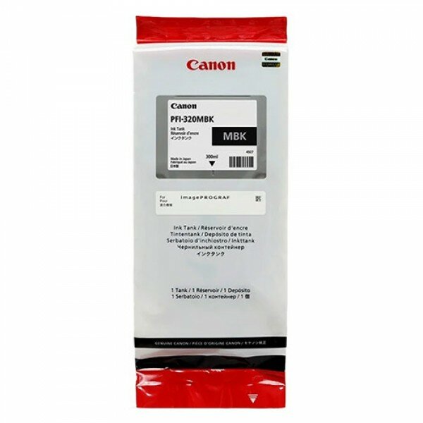 Canon PFI-320MBK / 2889C001 300мл струйный картридж оригинальный
