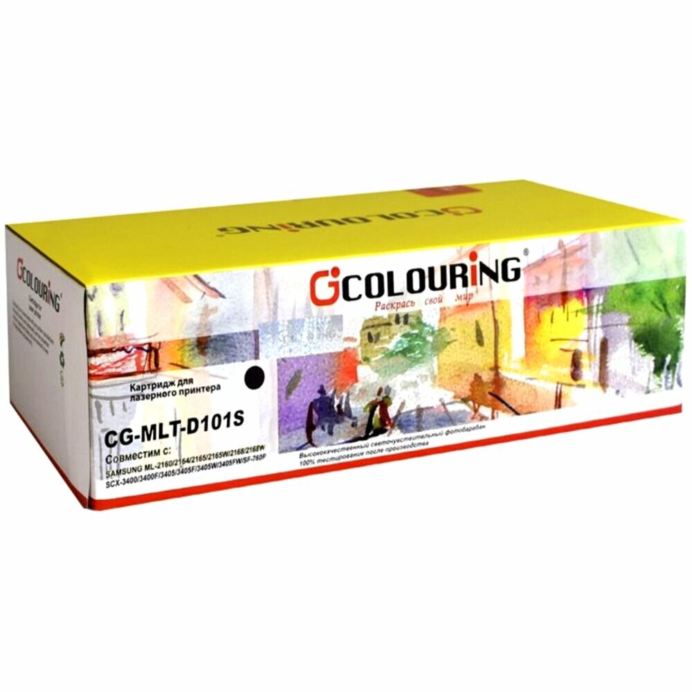 Картридж Colouring CG-MLT-D101S для Samsung ML2161/2156/2160W/2165W/2167/2168W SCX3400/3405/3407/3400F/3405F/3400FW/3405W/F760P/760 (1500стр)