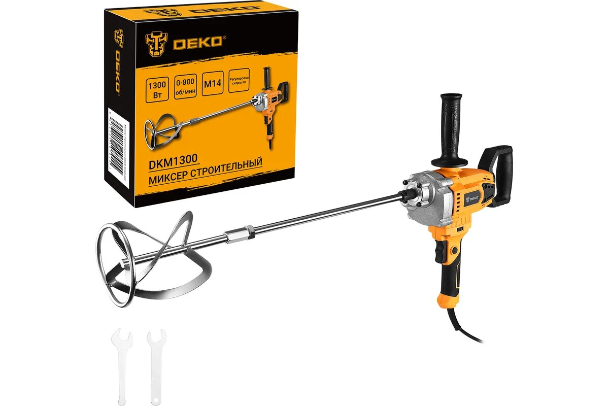 Миксер строительный Deko DKM1300 (063-4991)