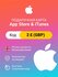 Подарочная карта Apple Itunes 2 £ (GBP) (регион: Великобритания) ...