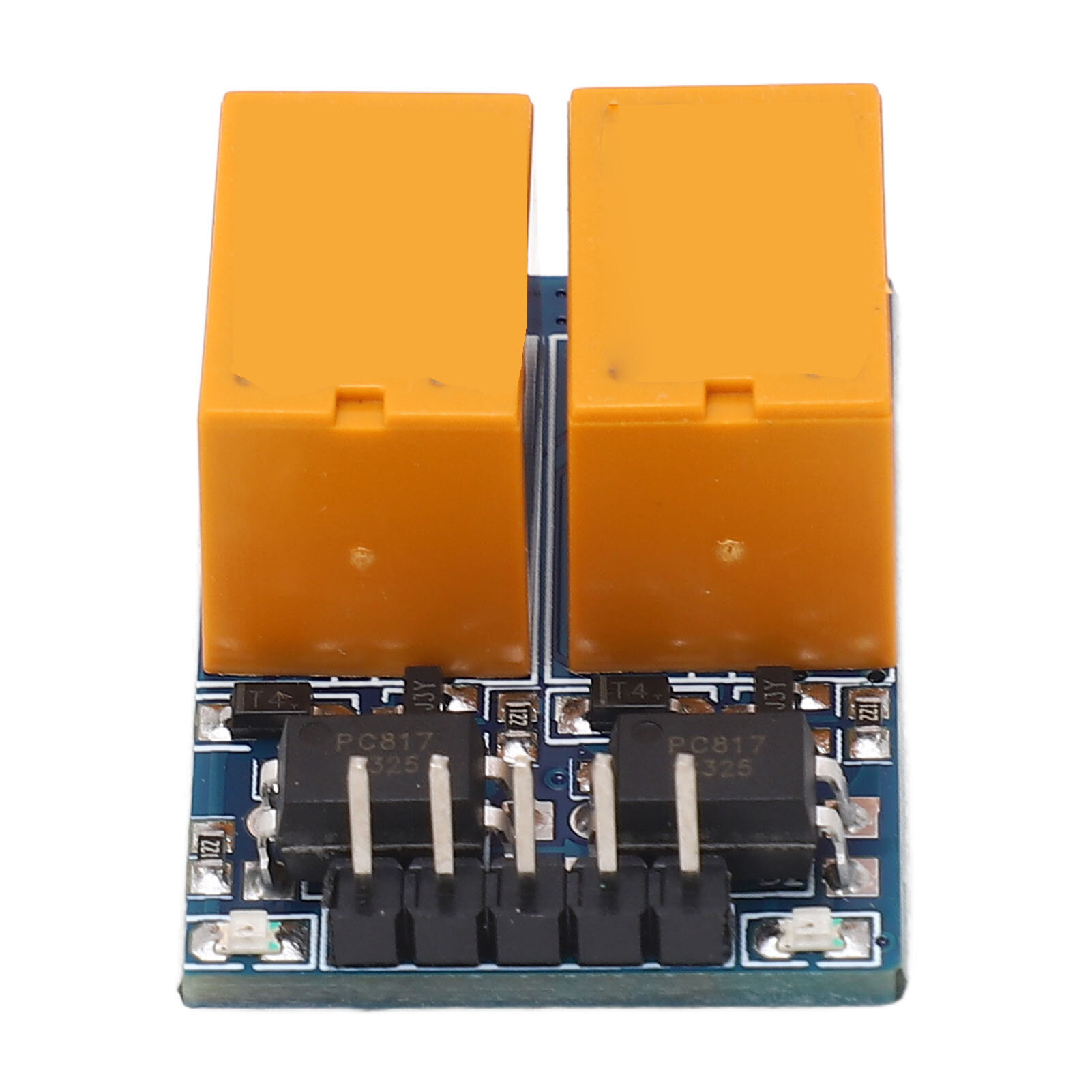 Микро модуль реле, 2 канала, с сигнальным индикатором, 3.3-5V, для управления AC/DC сигналами