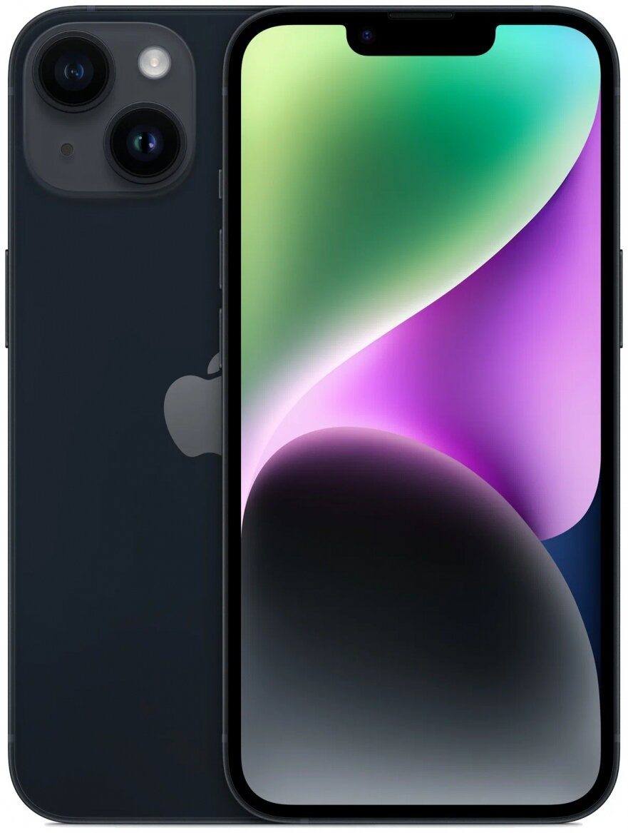 Смартфон Apple iPhone 14 Plus 128Gb Global nano SIM+eSIM Black