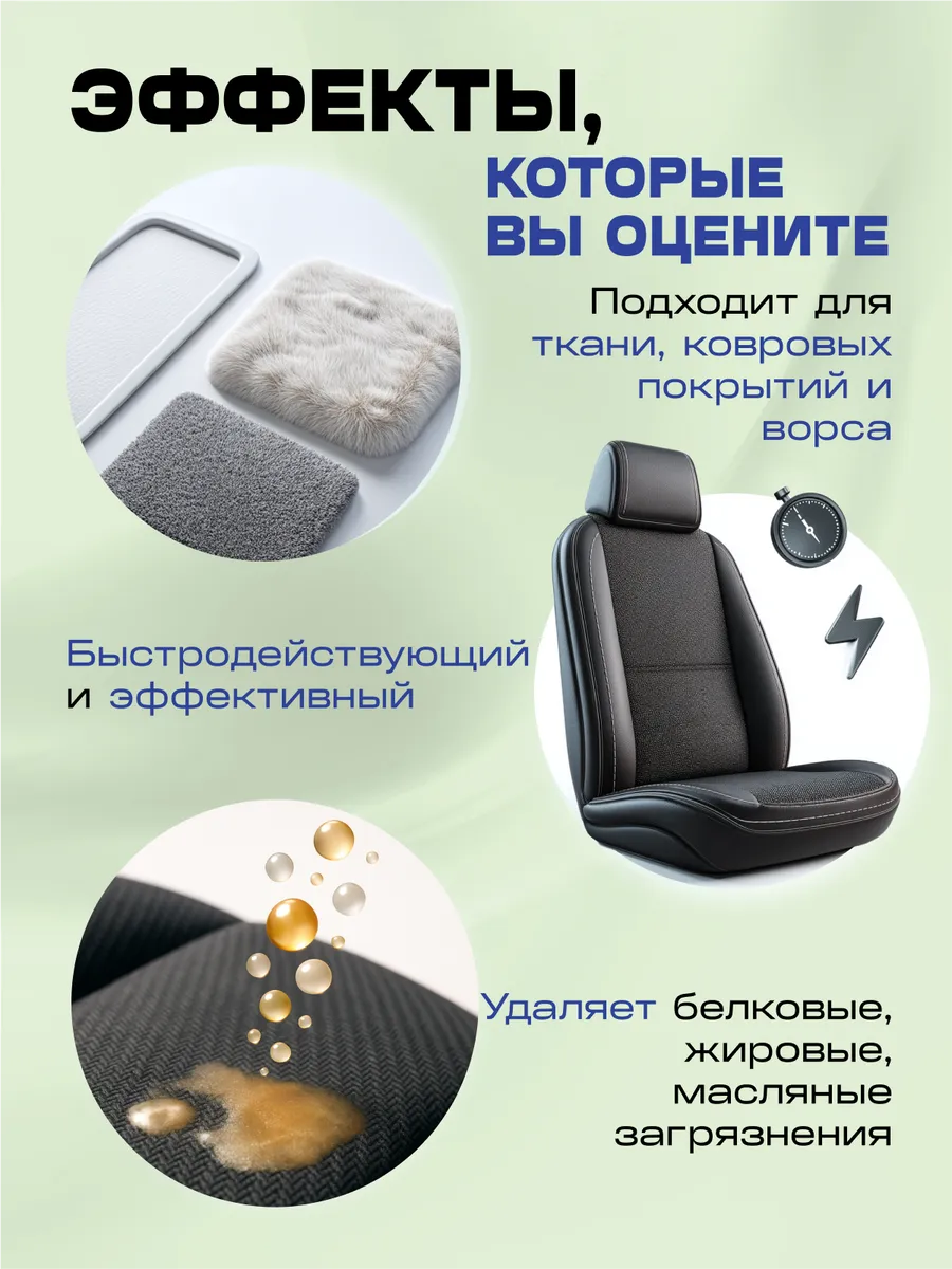 Химчистка салона автомобиля, очиститель салона автомобиля, пенный очиститель салона, Smart Open "Multicomplex", 0,5л — фото 1