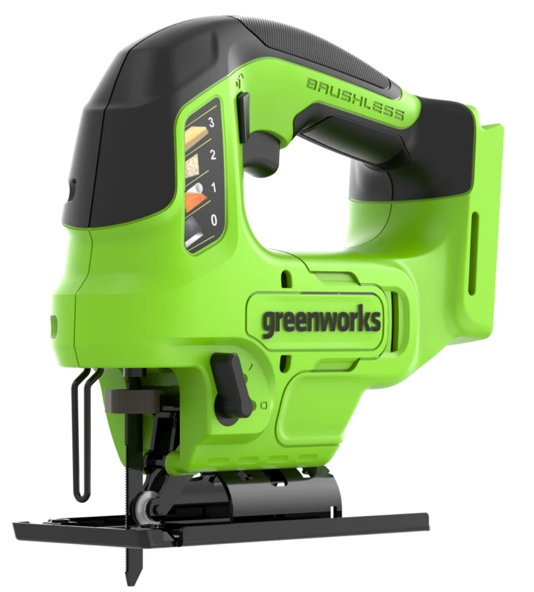 Лобзик аккумуляторный Greenworks GD24JS90 б/щ 24V без АКБ и ЗУ