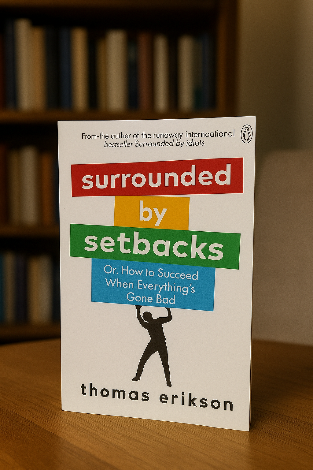 Книга "Surrounded by Setbacks" Thomas Erikson, на английском языке, 2021 год, оригинал