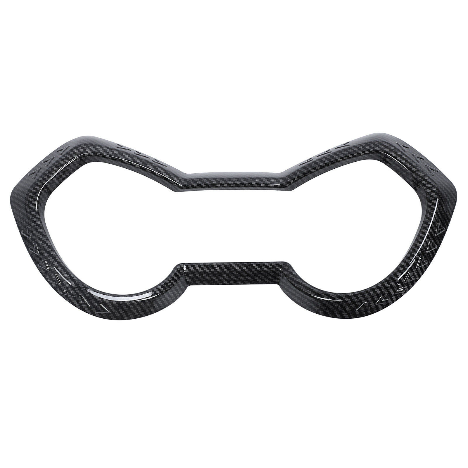 Мотоцикл -метр рама крышка углеродного волокна в стиле пыли для царапинга устойчивой кодовой таблицы кода