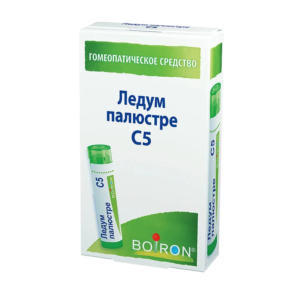 Ледум палюстре С5 гранулы гомеопатические 4 г 1 шт