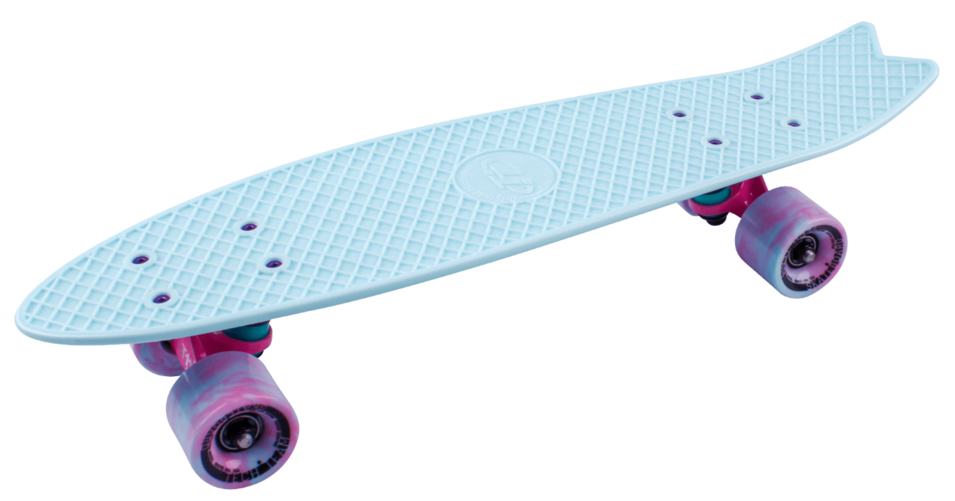 Круизёр-пениборд Tech Team "Fishboard 23", 58х15см, до 100кг - Sky Blue