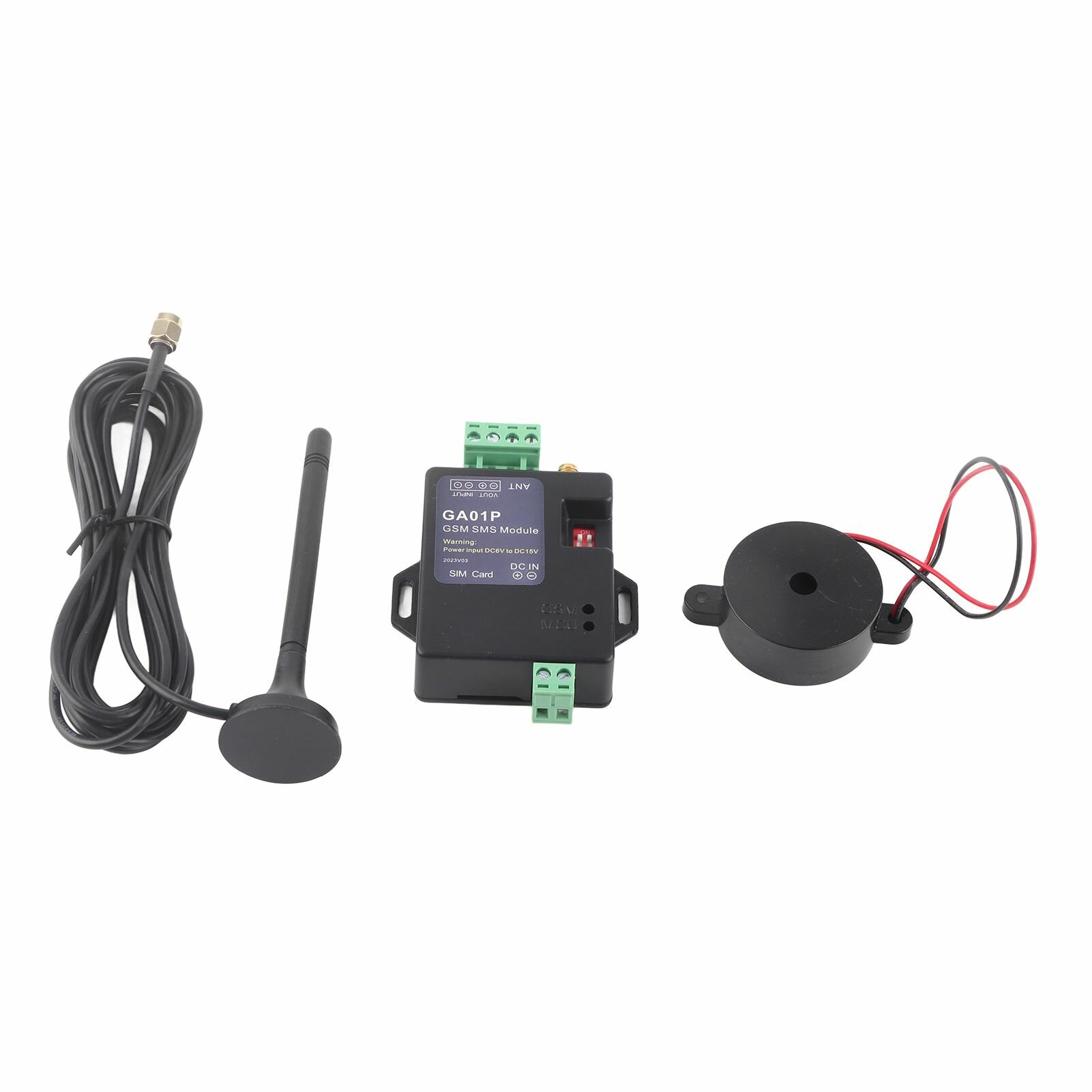 Мини-GSM охранная сигнализация GA01P, удаленный SMS-вызов с оповещением, обнаружение сбоя питания, безопасность умного дома, компактный дизайн, простая установка