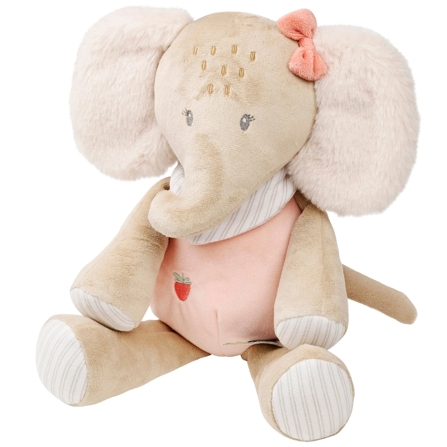 Игрушка мягкая Nattou Soft toy FLO, ERNEST & OLI Слоник 682008
