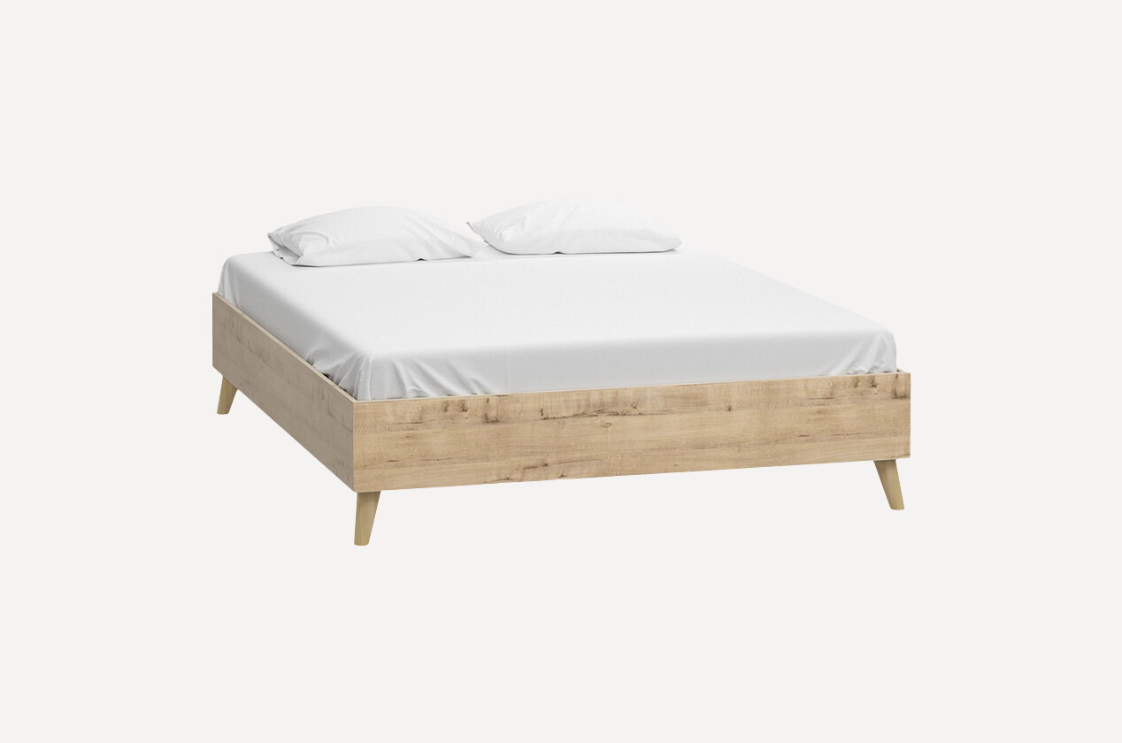 Кровать Divan.ru Дарлайн, 180х200, без изголовья Дуб Ирландский