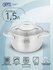 Кастрюля из нержавеющей стали Gipfel Azalea 51059 16 см/1,5 л