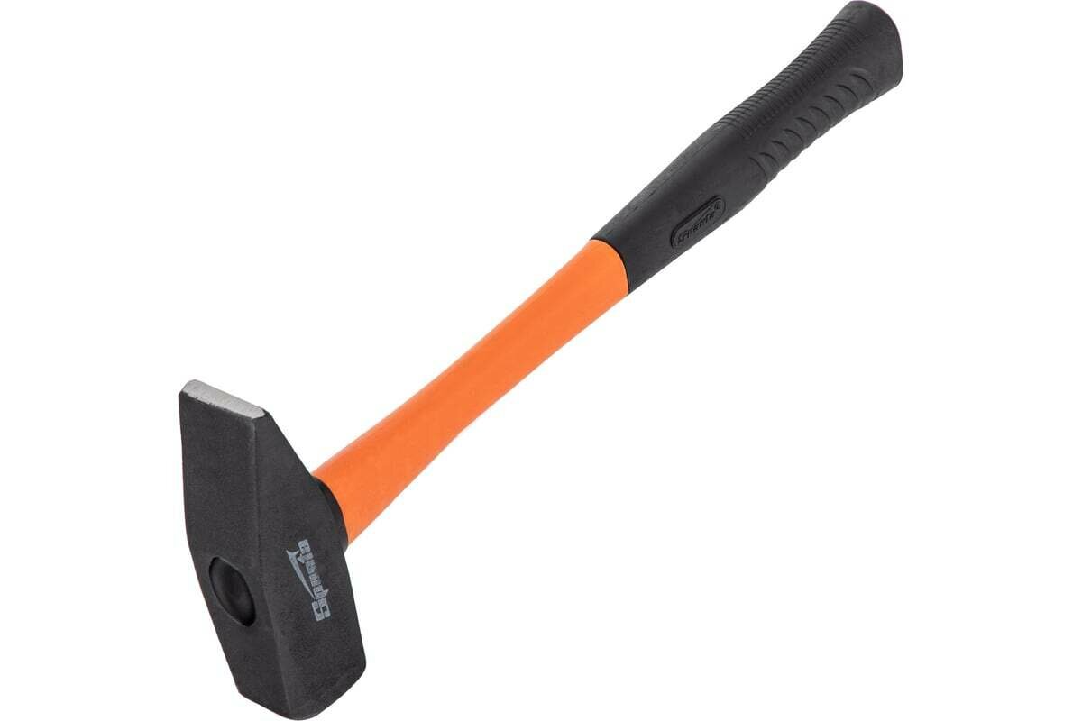 Слесарный молоток SPARTA 1500 г фибергласовая обрезиненная рукоятка 10381