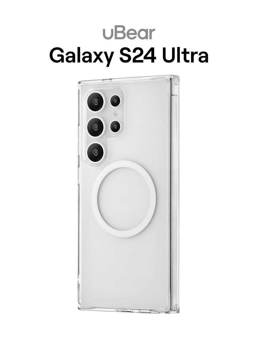 Чехол для Samsung Galaxy S24 Ultra uBear Real Mag Case, со встроенным магнитом