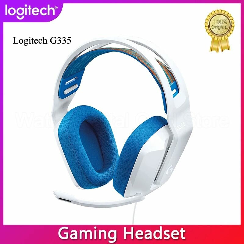 Logitech G335 Микрофон проводной игровой гарнитуры с виртуальным объемным звуком 7.1 стерео